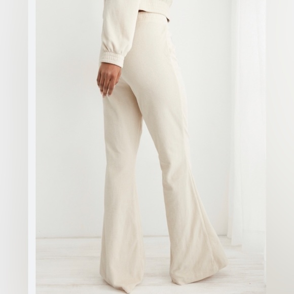 Arie Cream Groove-on Velor Pants - Picture 2 of 4